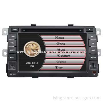 2-Din car DVD players for KIA Sorento 2009-2012 with built-in GPS, RDS,BT, radio